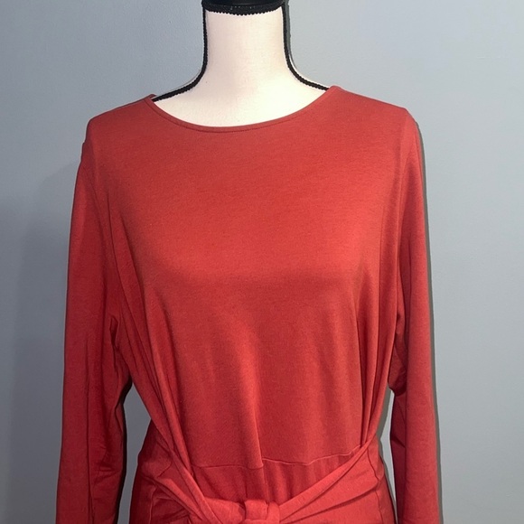 J Jill- Long sleeve tie dress - Picture 2 of 5